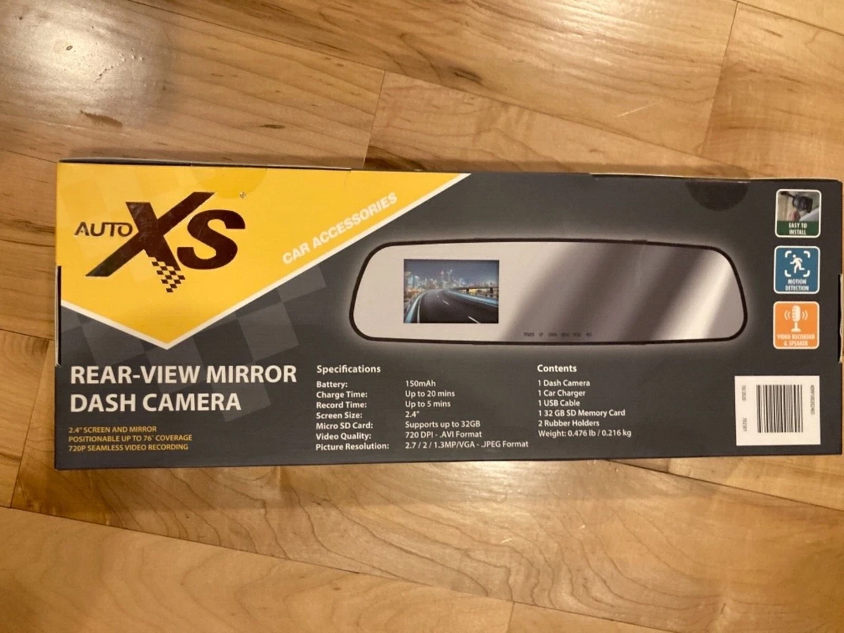 Auto XS Rear View Mirror Dash Camera NEW