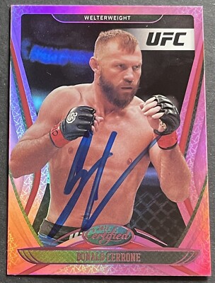 Donald Cowboy Cerrone Signed 2021 Chronicles Certified Pink Card