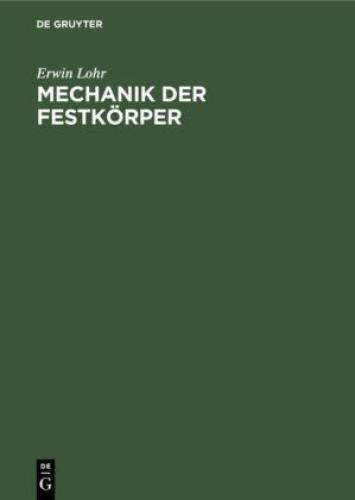 Thumbnail - Mechanik Der Festkörper 6778
