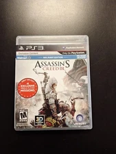 Assassin's Creed III (Sony PlayStation 3,PS3 2012) Complete With Manual 
