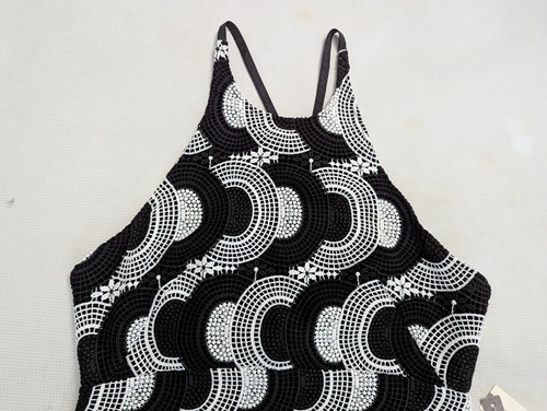 NWT Maeve Anthropologie women’s dress black and white lace detail size 4 $180 - Picture 4 of 13
