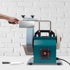 Electric Knife Sharpener Water-cooled Grinder Bench Wet Stone Grinding Machine