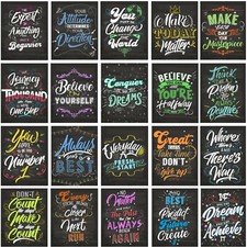 20 High Quality 250GSM Motivational Posters  Inspiration for School Office Home