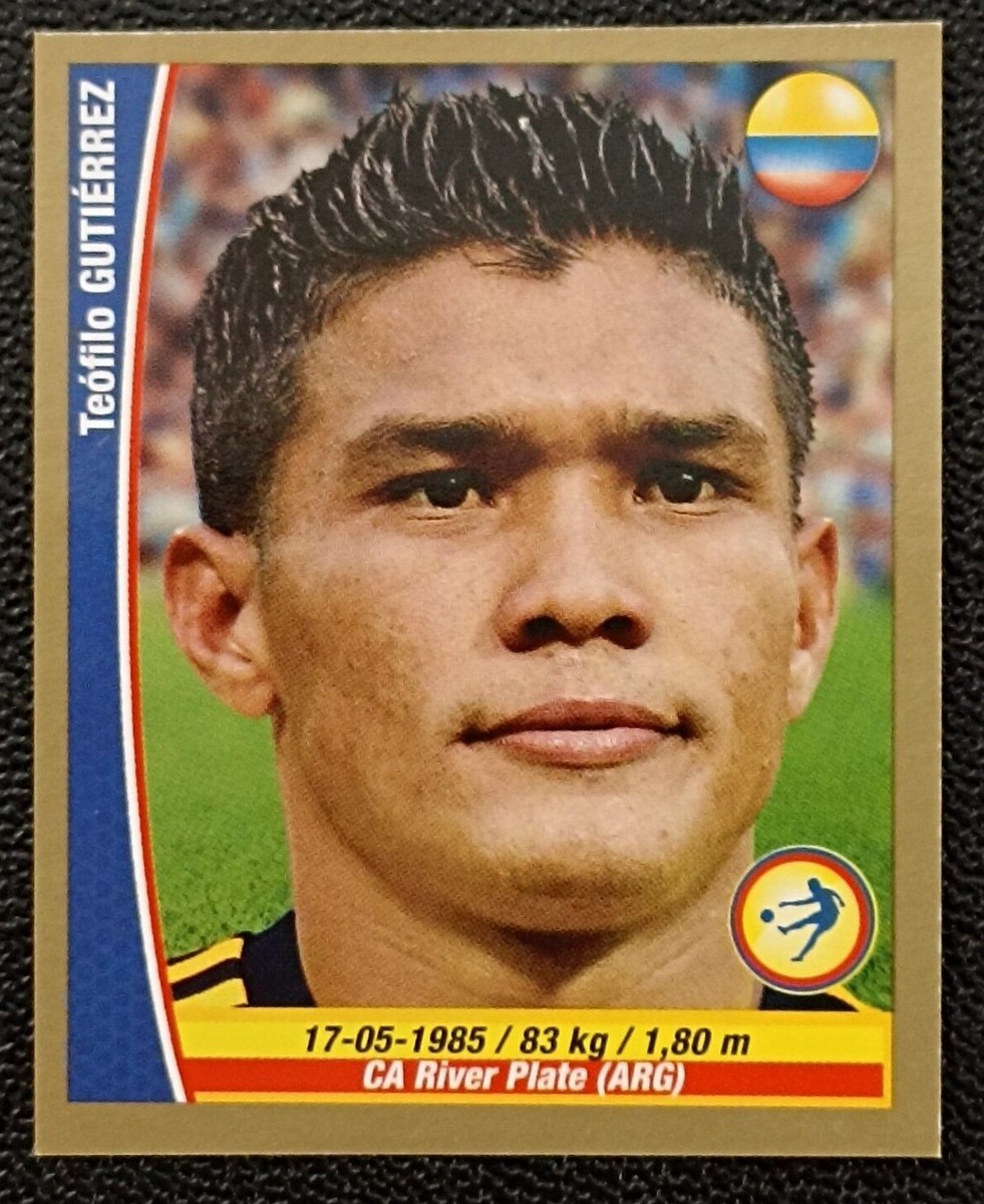 2014 Brazil World Cup FIFA #136 TEOFILO GUTIERREZ Colombia Soccer