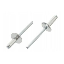 Blindnieten &Oslash;4 4.8 5mm Alu Stahl Gro&szlig;kopf L=8-30mm Popnieten Blindniet Nieten