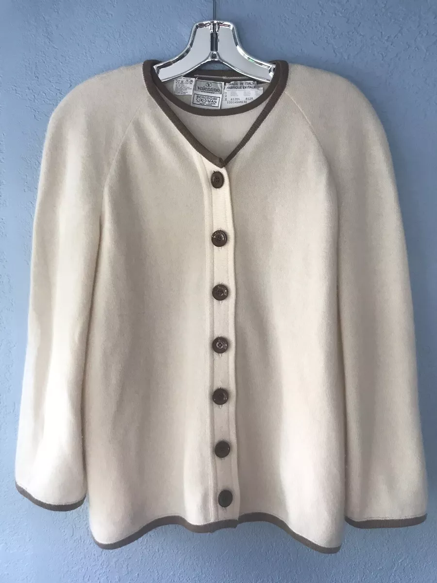 Vintage Valentino Boutique For Bergdorf Goodman 2 Pc Cashmere