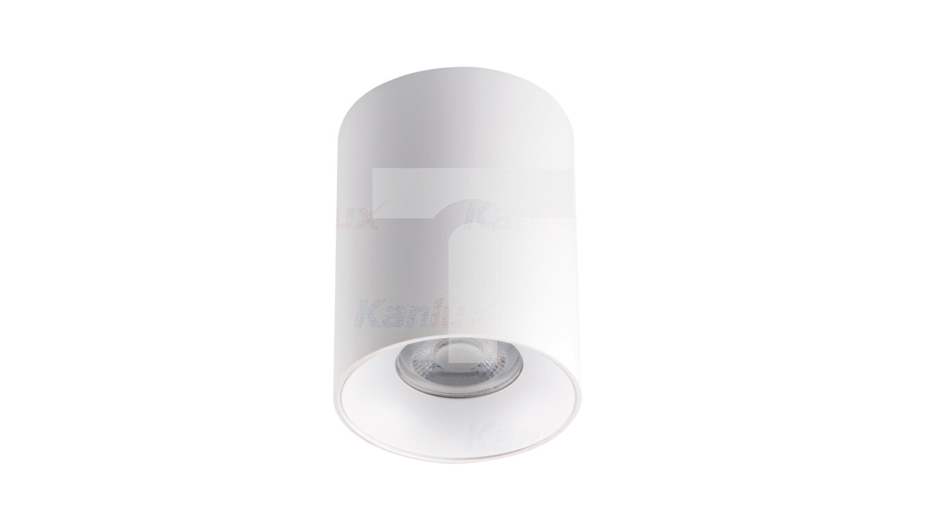White RITI GU10 WW 27569 surface-mounted ceiling spotlight /T2UK
