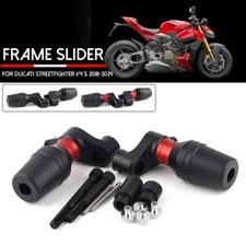 For Ducati Streetfighter V4 / V4S Frame Crash Protection Sliders Kit 2020-2024