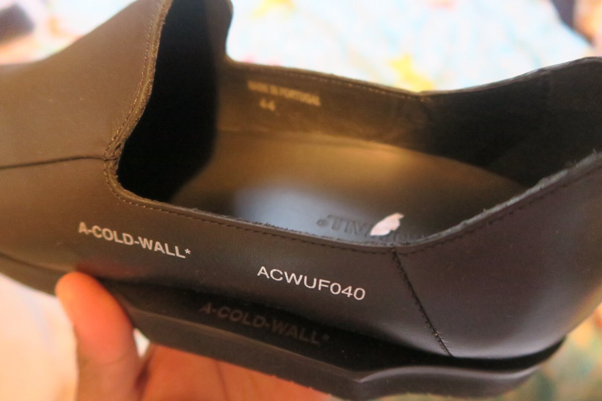 A-COLD-WALL Geometric Model 3 Loafers Black ACWUF040 Men