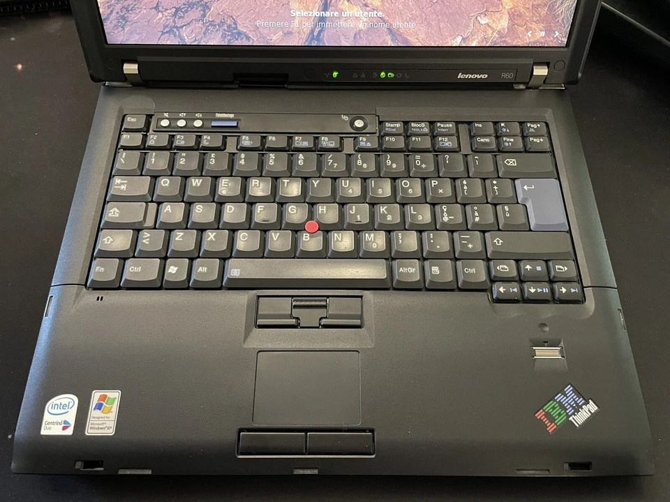 IBM ThinkPad R60 Intel Centrino Duo T2300 1.66GHz X2 1.5GB RAM 60 GB HDD - Immagine 3 di 4