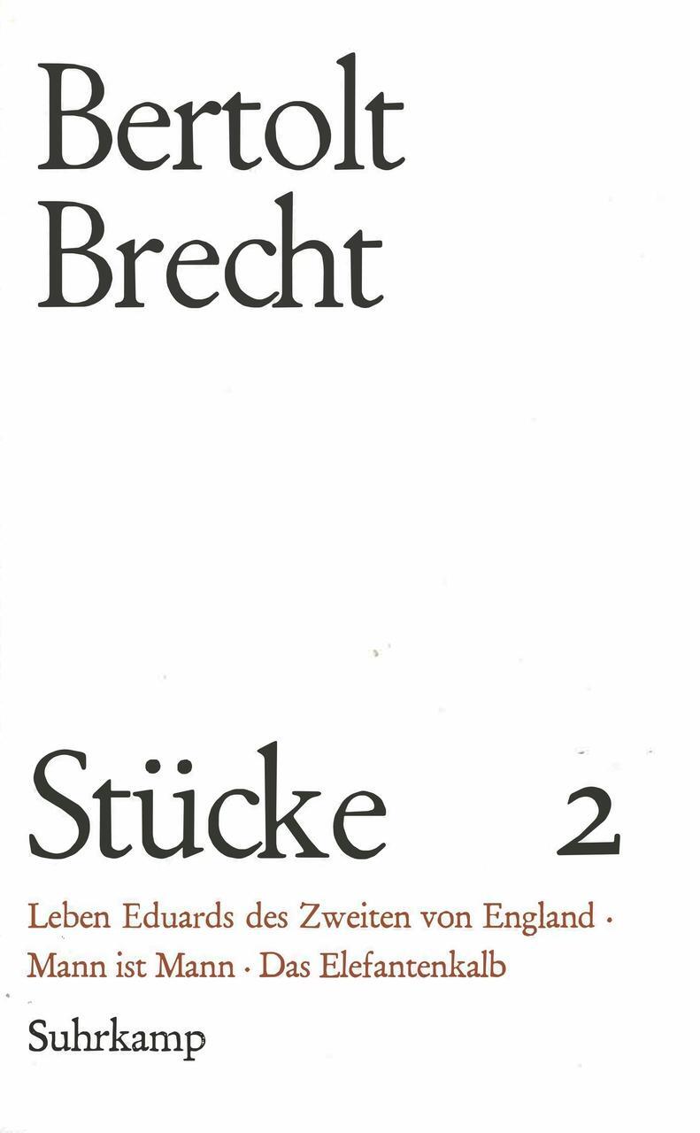 Thumbnail - Bertolt Brecht / Stücke, 12 Bde., Ln Erste Stücke. Tl.29783518023822
