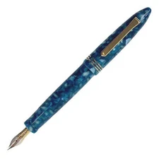 Tibaldi Bononia Limited Edition Vintage Mer du Nord Fountain Pen, 18K Gold Nib