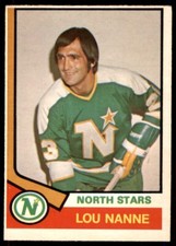 1974-75 O-Pee-Chee OPC Lou Nanne #325