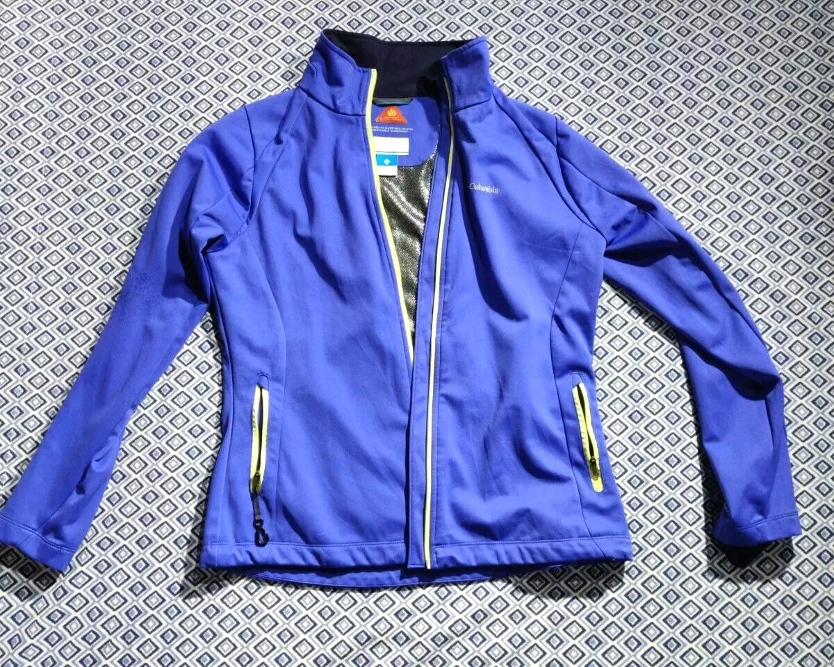 Columbia Omni Wind Block Heat Thermal Breathable Windproof Jacket Size L  Women's