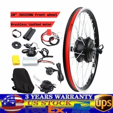 20" Front Wheel 36V 250W Electric Bicycle Conversion Kit with Throttle