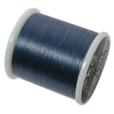 K.O. Beading Thread Denim Blue Japanese Bead Thread 43325 55yds Nylon Waxed KO
