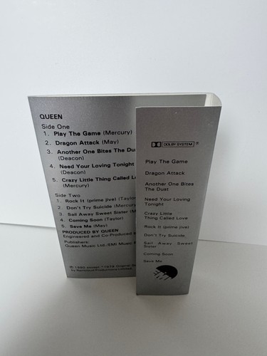 Queen / Mercury - The Game Cassette Tape Album Red Print Edition - 1980 Original - Picture 6 of 7
