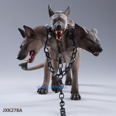 JXK Cerberus Resin Statue Fit 1/6 Figure Simulated Dog Model