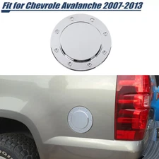 Chrome Fuel Tank Trim Gas Door Cover For Suburban Tahoe Avalanche YUKON 2007-13