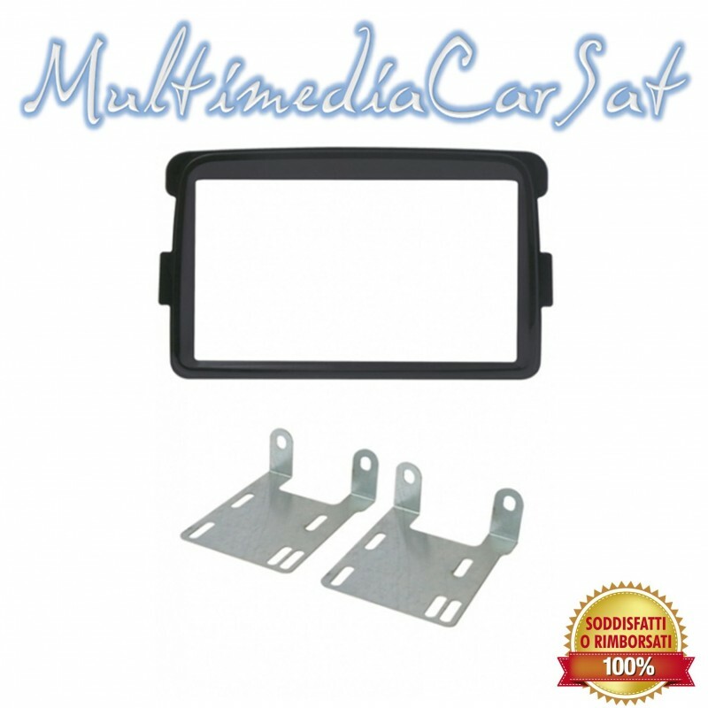 Phonocar 03641 Mascherina Autoradio 2DIN Renault Captur Nera 2013-