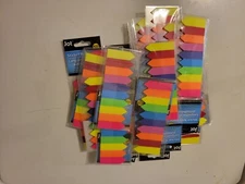 Jot Sticker Post Note Flags Lot of 30 packs of 400) 1.7" x .5" New