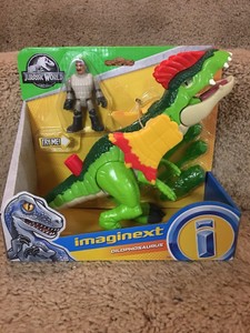 imaginext jurassic world dilophosaurus & agent