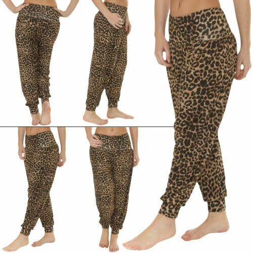Animal Print Leopard Brown Leggings for Women