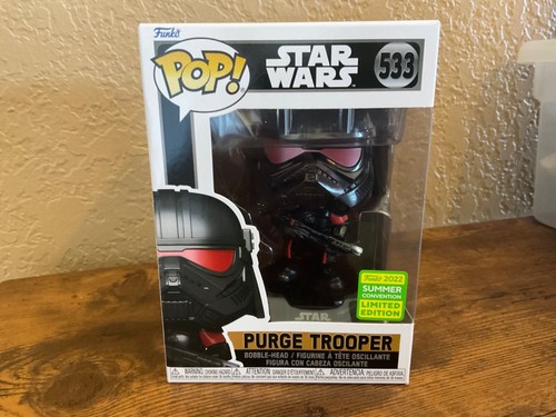 Adesivo Funko Pop Star Wars Purge Trooper 533 ufficiale SDCC 2022 esclusivo - Foto 1 di 6