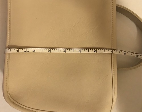 Vintage Coach Ivory Leather Mitchell Crossbody Handbag Purse 9938 - Picture 12 of 14