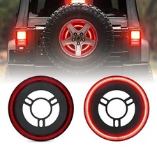 Spare Tire Brake Light Fit for Jeep Wrangler 2007-2017 JK JKU YJ TJ, Tail Lig...