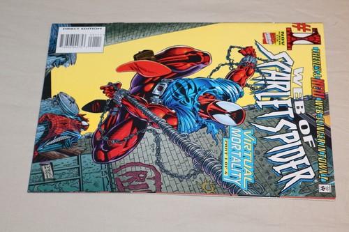 1995 Marvel Comics Web of Scarlet Spider #1 Comic Book - Picture 5 of 8