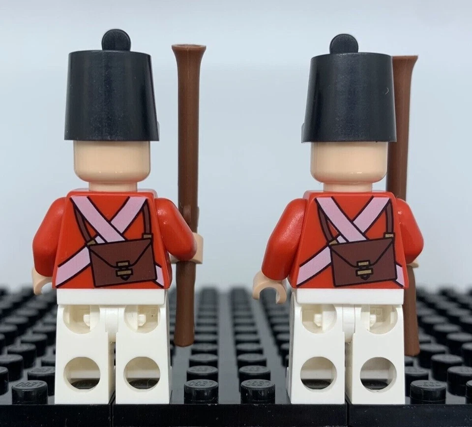 LEGO British Redcoat Soldiers Minifigure Lot 100% Genuine LEGO - YOU PICK - Image 3 of 4