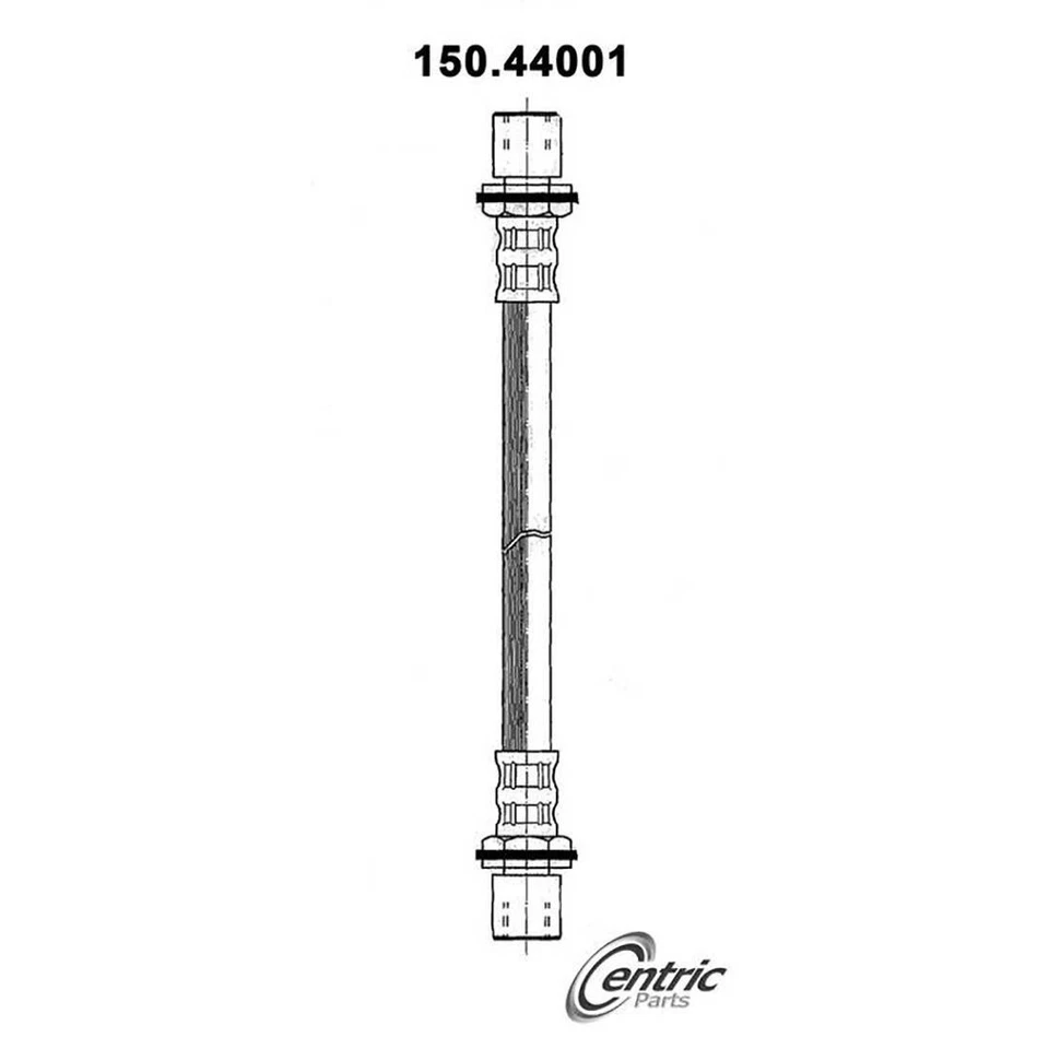 Manguera de freno de línea de freno Centric Parts 4x para Toyota Carina 1973 a 1973 Foto 4 de 4