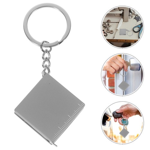 Portable Backpack Tiny Tape Measure Keychain Practical Mini