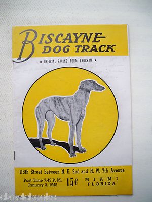 Biscayne Dog Track Jan 3rd 1948 