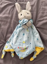 Goodnight Moon Bunny Lovey 14  X 14  Security Blanket