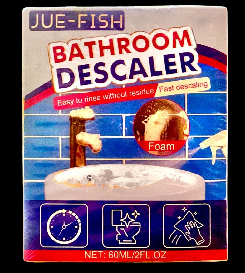 4 Pack Bathroom Fast Descaler Stubborn Stains Cleaner Spray No Residue 60ml Each