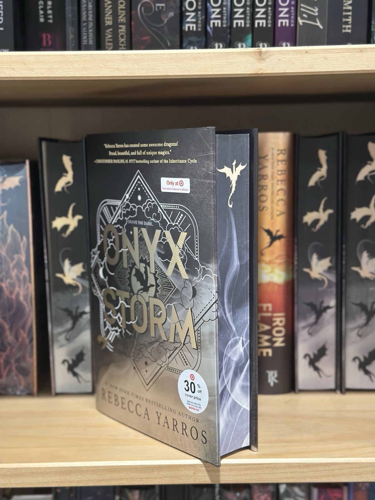 Target Exclusive Onyx Storm First Edition Sprayed Edges And Boookmark /Drawings