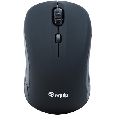 Equip Optische Maus kabellos USB Mini R+L schwarz 245108 (4015867223826)