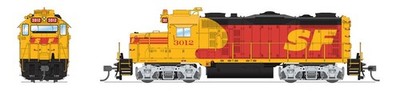 Broadway Limited 7454 HO ATSF EMD GP20 Diesel Locomotive with Sound/DC/DCC #3012