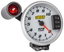 Jegs 5 In. Tachometer With Shift Light And Peak Rpm Memory Recall 0-10000 Rpm Jegs 5 In. Tachometer With Shift Light And Peak Rpm Memory Recall 0-10000 Rpm