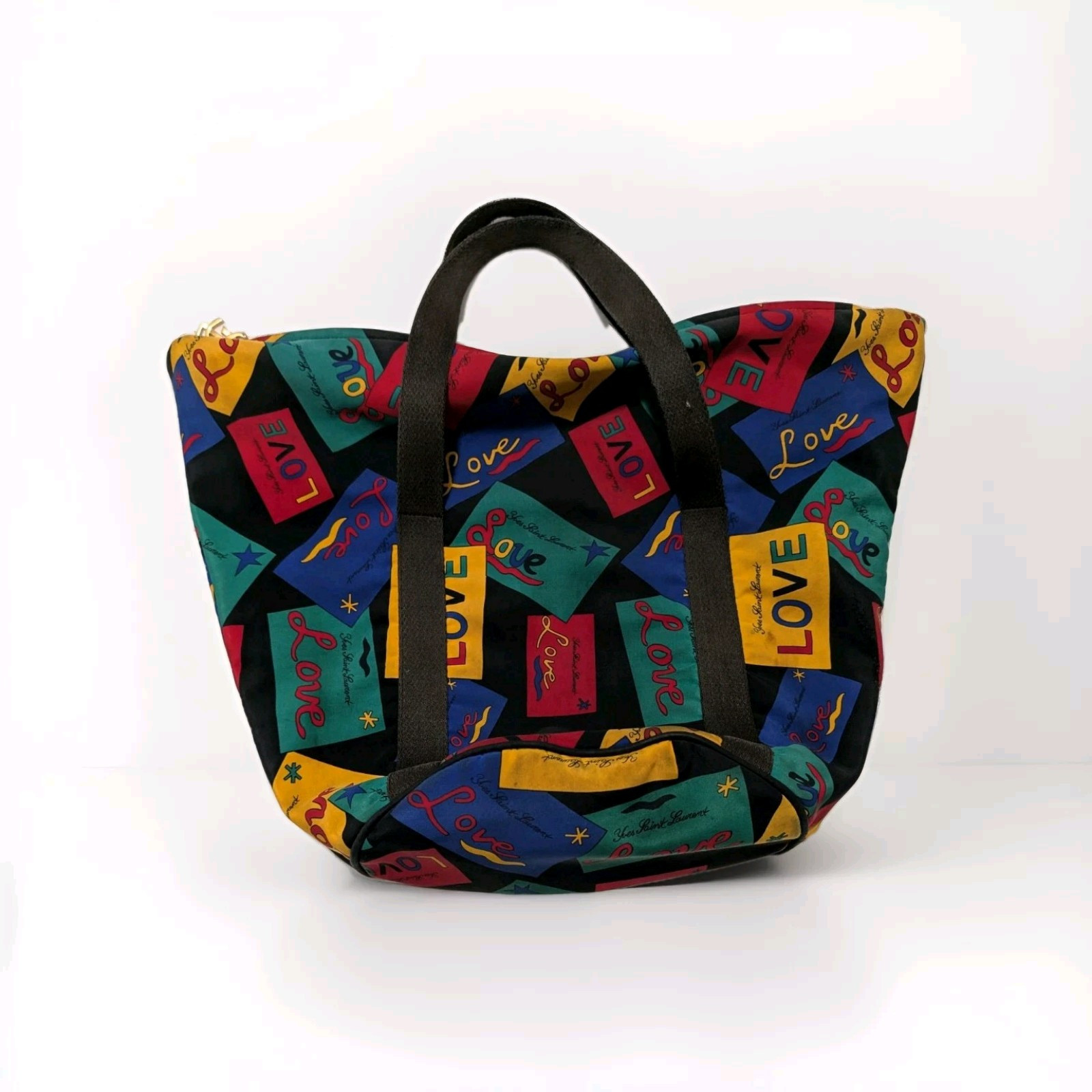 YVES SAINT LAURENT / トートバッグ/--/アイボリー/無地/ヴィンテージ s-l1600.jpg