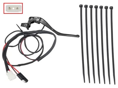 SP1 Heated Black Brake Lever for Arctic Cat ZR 6000 16-18