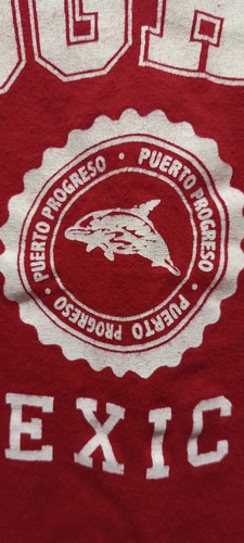 Vintage Puerto Progreso Mexico Men T-Shirt Size XL - Picture 4 of 6