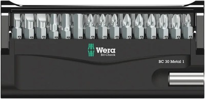 Wera Bit-Set Bit-Check 30 Metal 1 SB 30-teilig  Bit-Set