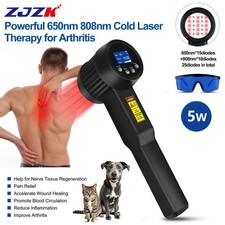5W Low Level Laser Therapy for Sports Sprains Injuries, Joints and Muscles Pain
