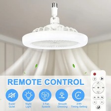 Dimmable Ceiling Fan with Lights and Remote Socket Fan light with Dimmable Led