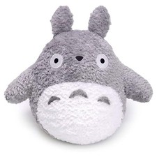 Figura de Peluche Bandai My Neighbor Totoro Esponjosa Grande Totoro Gris 13 Pulgadas NUEVA