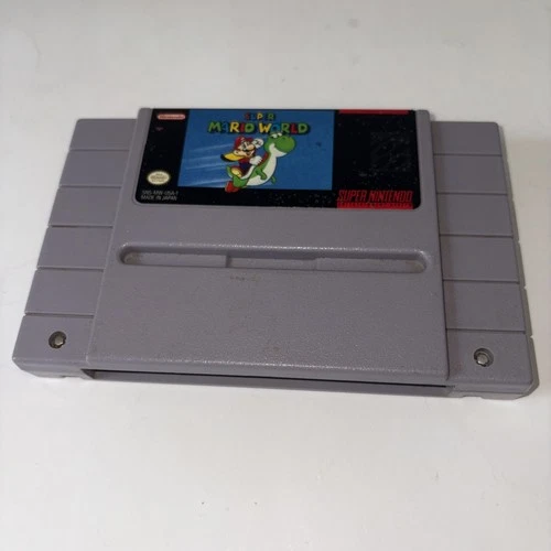 Super Mario World (Super Nintendo SNES, 1991) Authentic Tested Game Only