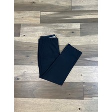 Banana Republic Ryan Pants Size 6S Black Wool Blend Mid Rise Tailored Ankle